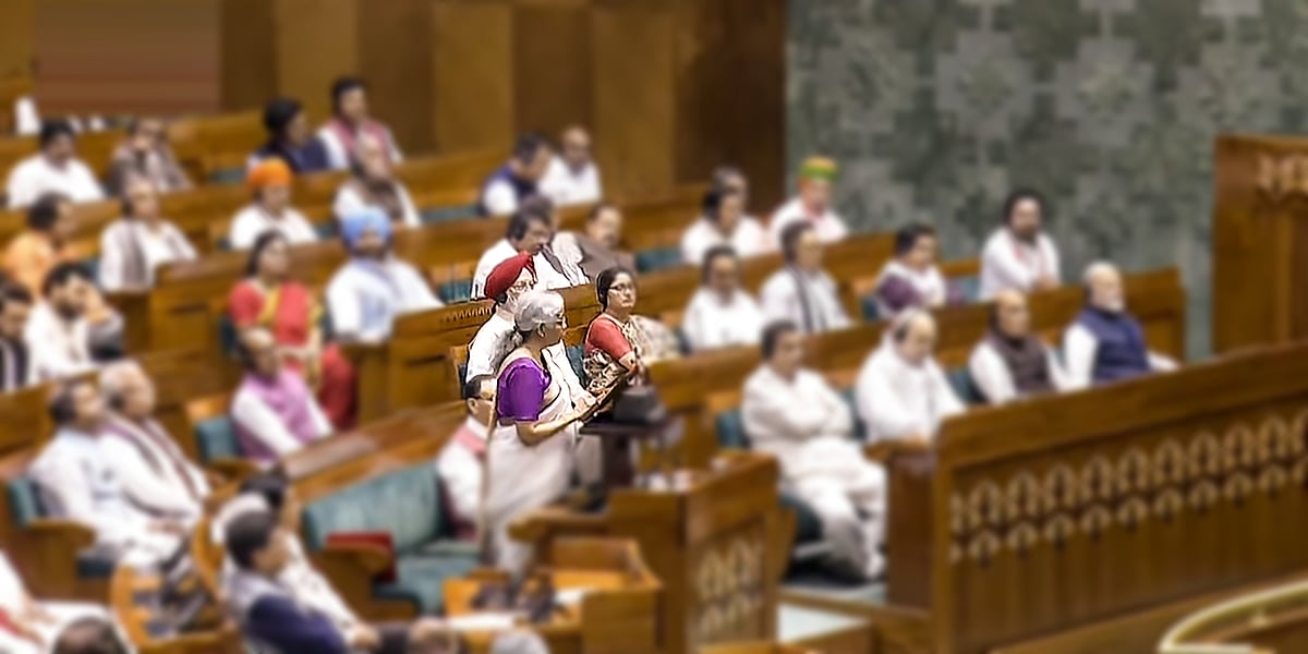 Union Finance Minister Nirmala Sitharaman presents the Union Budget 2024-25 in the Lok Sabha, in New Delhi, Tuesday, July 23, 2024 - PTI